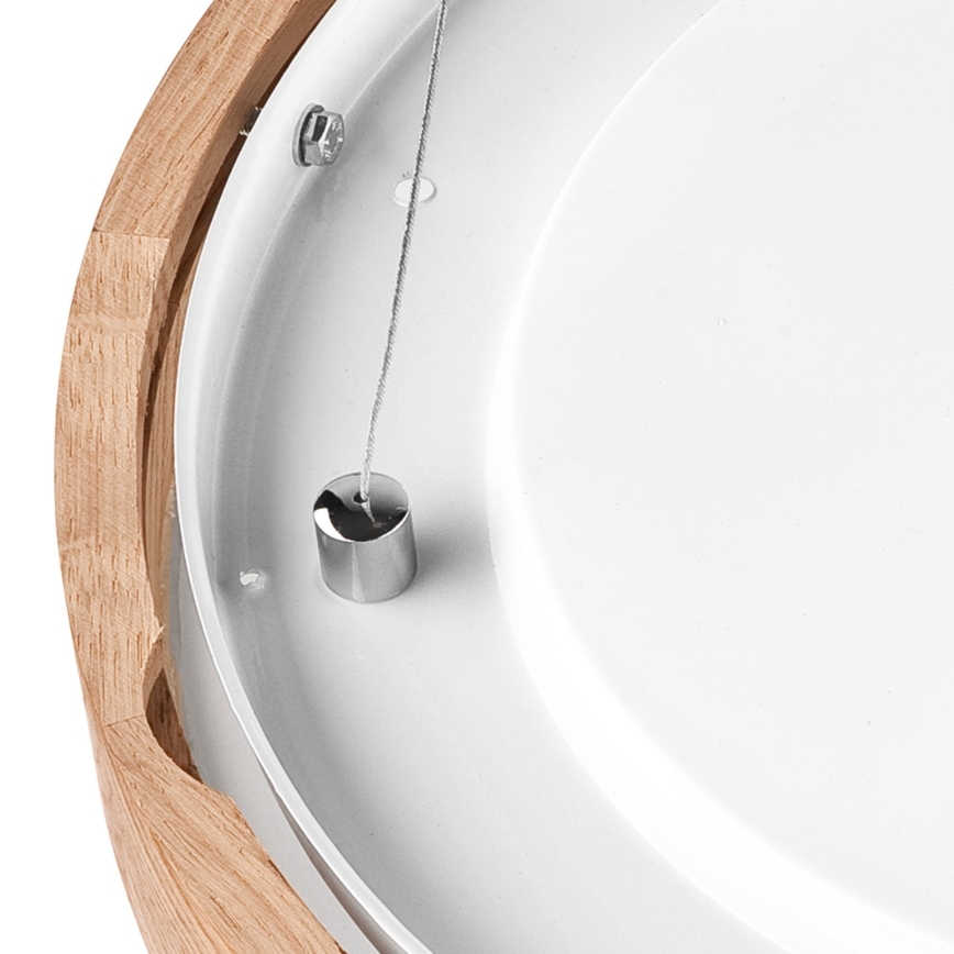 Luster na sajli OAK SLIM 2xE27/60W/230V ø 37 cm hrast