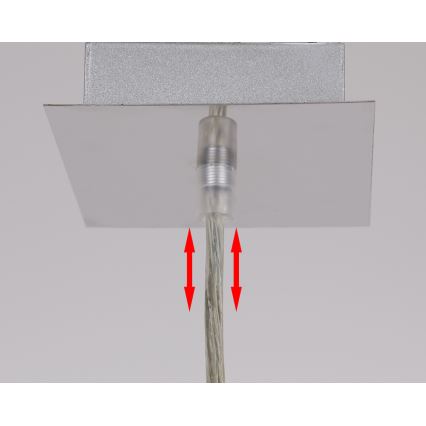 Luster na sajli ODEN 1xG9/40W/230V pr. 12 cm