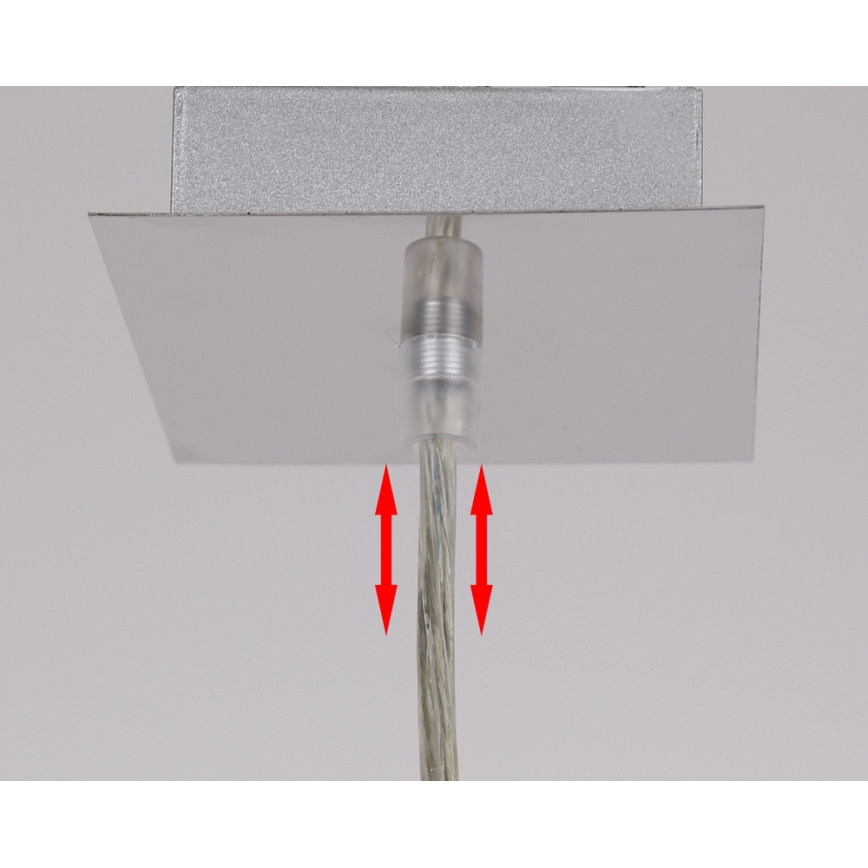 Luster na sajli ODEN 1xG9/40W/230V pr. 12 cm