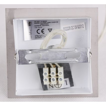 Luster na sajli ODEN 1xG9/40W/230V pr. 12 cm