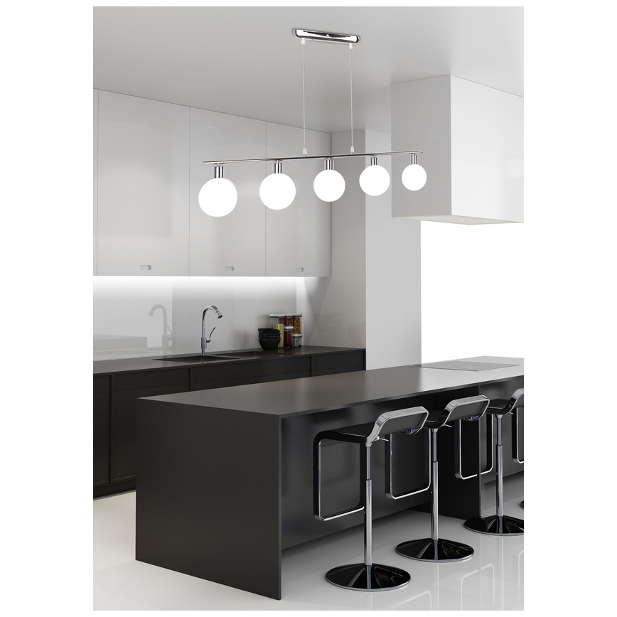 Luster na sajli ODEN 5xG9/40W/230V