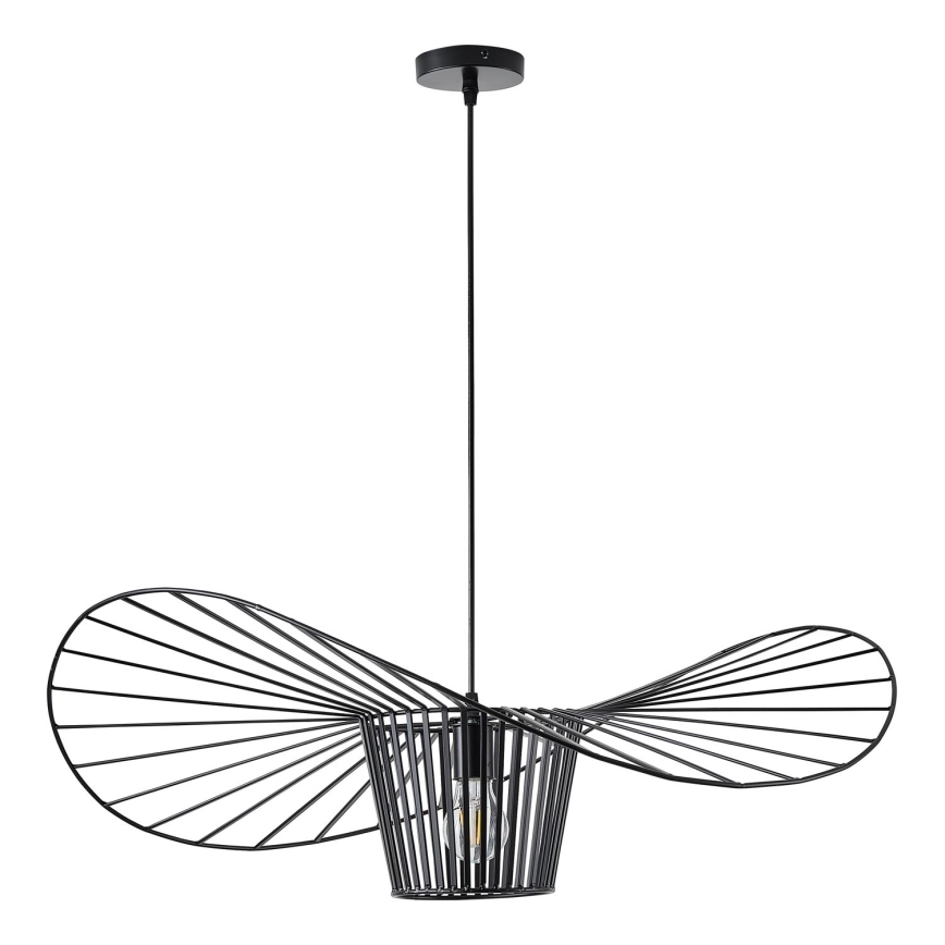Luster na sajli OGGI 1xE27/40W/230V pr. 80 cm crna