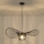 Luster na sajli OGGI 1xE27/40W/230V pr. 60 cm crna
