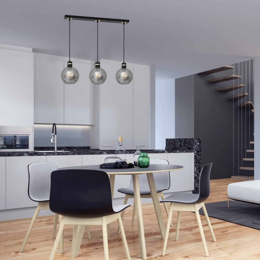 Luster na sajli OMEGA 3xE27/60W/230V