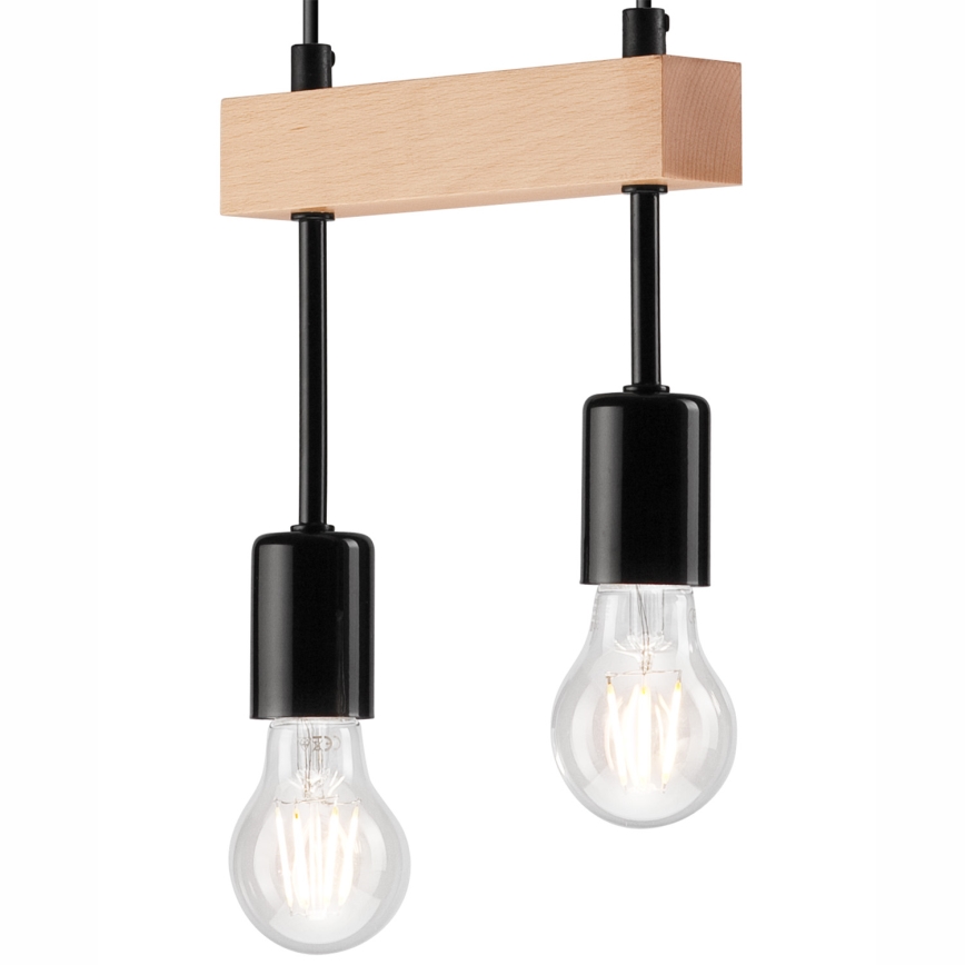Luster na sajli ORAZIO 2xE27/60W/230V bukva