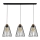 Luster na sajli ORAZIO 3xE27/60W/230V bor