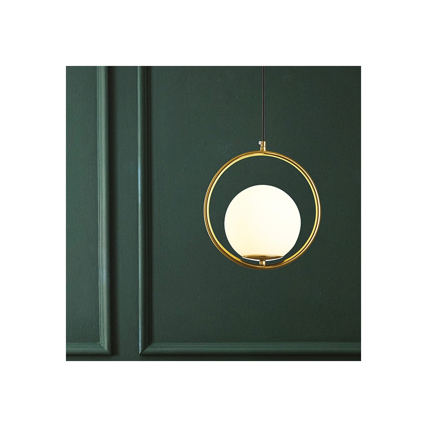 Luster na sajli ORBA 1xE27/15W/230V mesing