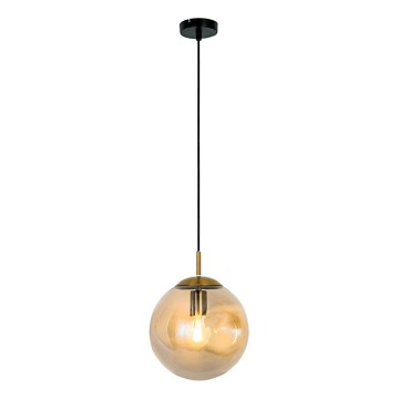 Luster na sajli OSCAR 1xE27/40W/230V zadimljeno bež