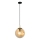 Luster na sajli OSCAR 1xE27/40W/230V zadimljeno bež
