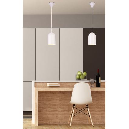 Luster na sajli OSS 1xE27/40W/230V bijela