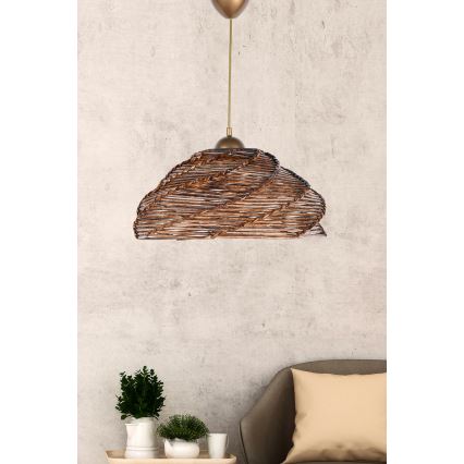 Luster na sajli OVALE 1xE27/60W/230V