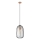 Luster na sajli OVELLA 1xE27/15W/230V Ø 25 cm crna/borovina