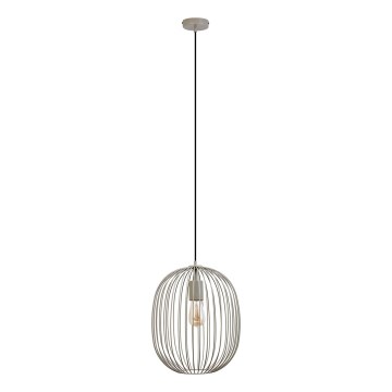 Luster na sajli OVELLA 1xE27/15W/230V Ø 34 cm bež