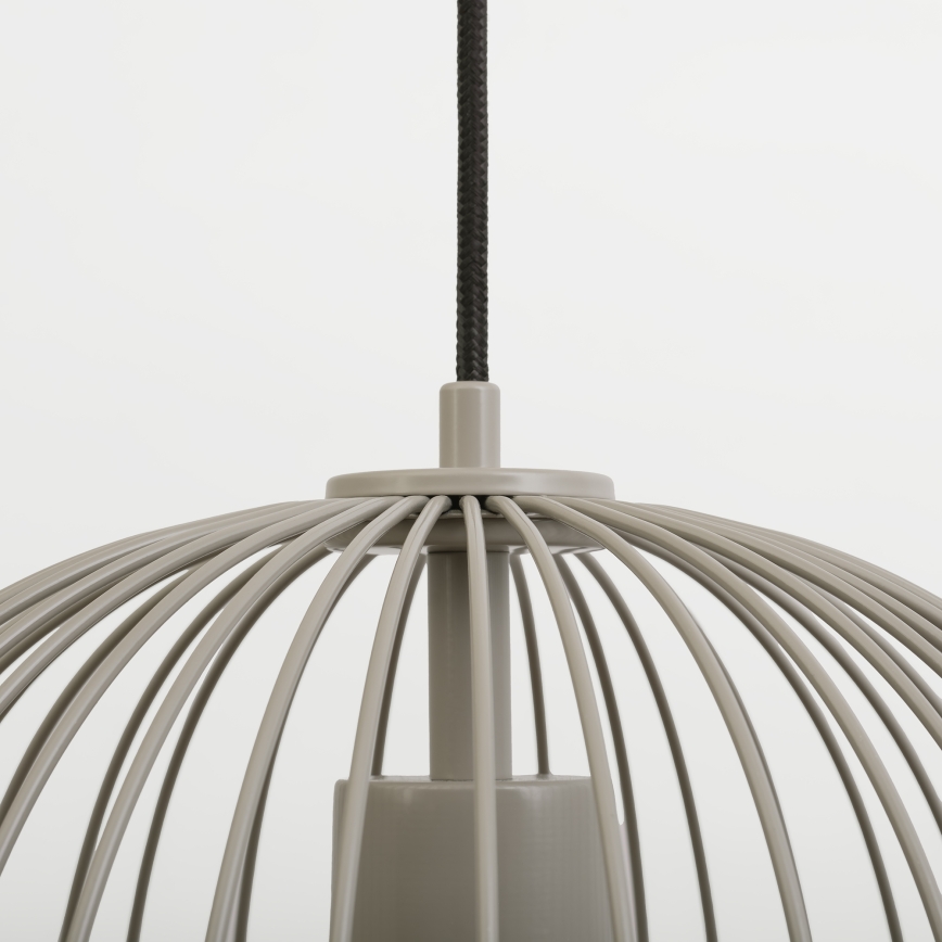 Luster na sajli OVELLA 1xE27/15W/230V Ø 34 cm bež