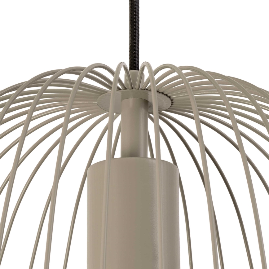 Luster na sajli OVELLA 1xE27/15W/230V Ø 36 cm, bež