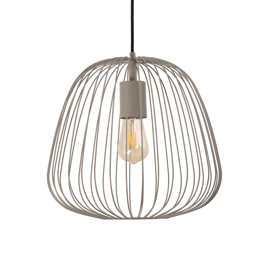 Luster na sajli OVELLA 1xE27/15W/230V Ø 36 cm, bež