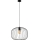 Luster na sajli OVELLA 1xE27/15W/230V Ø 46 cm crna
