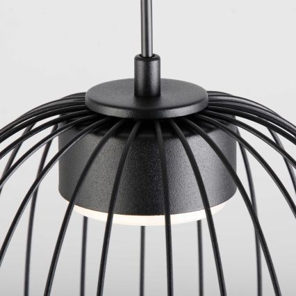 Luster na sajli OVELLA 1xGX53/10W/230V pr. 25 cm crna