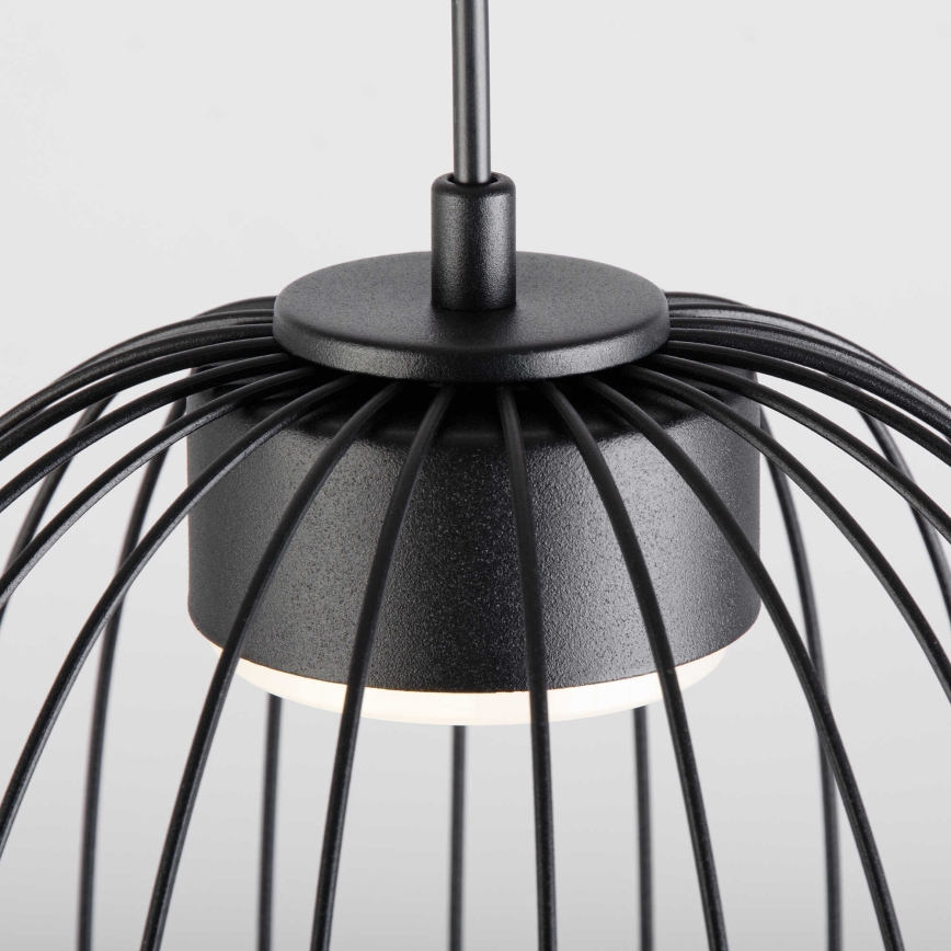 Luster na sajli OVELLA 1xGX53/10W/230V pr. 25 cm crna