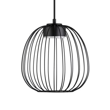 Luster na sajli OVELLA 1xGX53/10W/230V pr. 25 cm crna