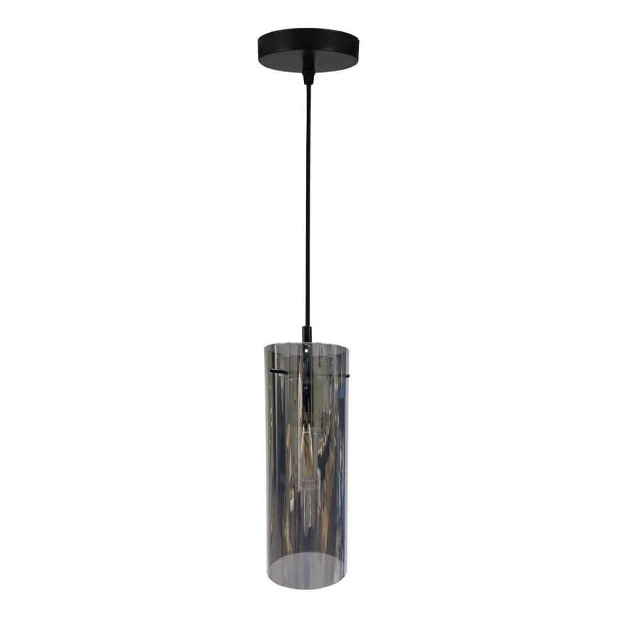 Luster na sajli PADOVA 1xE27/15W/230V crna