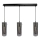 Luster na sajli PADOVA 3xE27/15W/230V crna