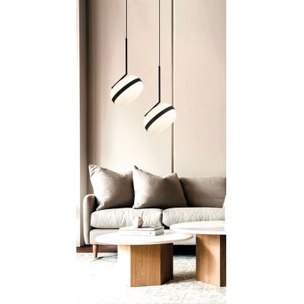 Luster na sajli PALMA 1xE27/40W/230V crna