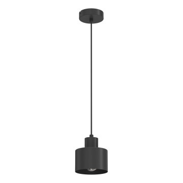 Luster na sajli PARKLA 1xE27/15W/230V crna