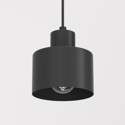 Luster na sajli PARKLA 1xE27/15W/230V crna