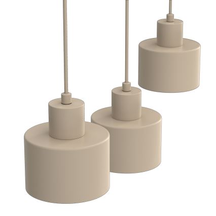 Luster na sajli PARKLA 3xE27/15W/230V bež