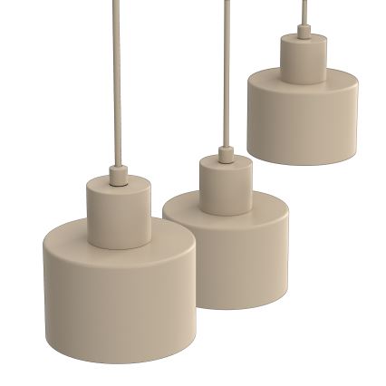 Luster na sajli PARKLA 3xE27/15W/230V bež