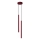 Luster na sajli PASTELO 2xG9/8W/230V crvena