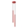 Luster na sajli PASTELO 2xG9/8W/230V crvena