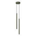 Luster na sajli PASTELO 2xG9/8W/230V zelena