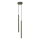 Luster na sajli PASTELO 2xG9/8W/230V zelena