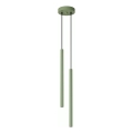 Luster na sajli PASTELO 2xG9/8W/230V zelene boje