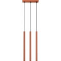 Luster na sajli PASTELO 3xG9/8W/230V crvena