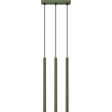 Luster na sajli PASTELO 3xG9/8W/230V zelena