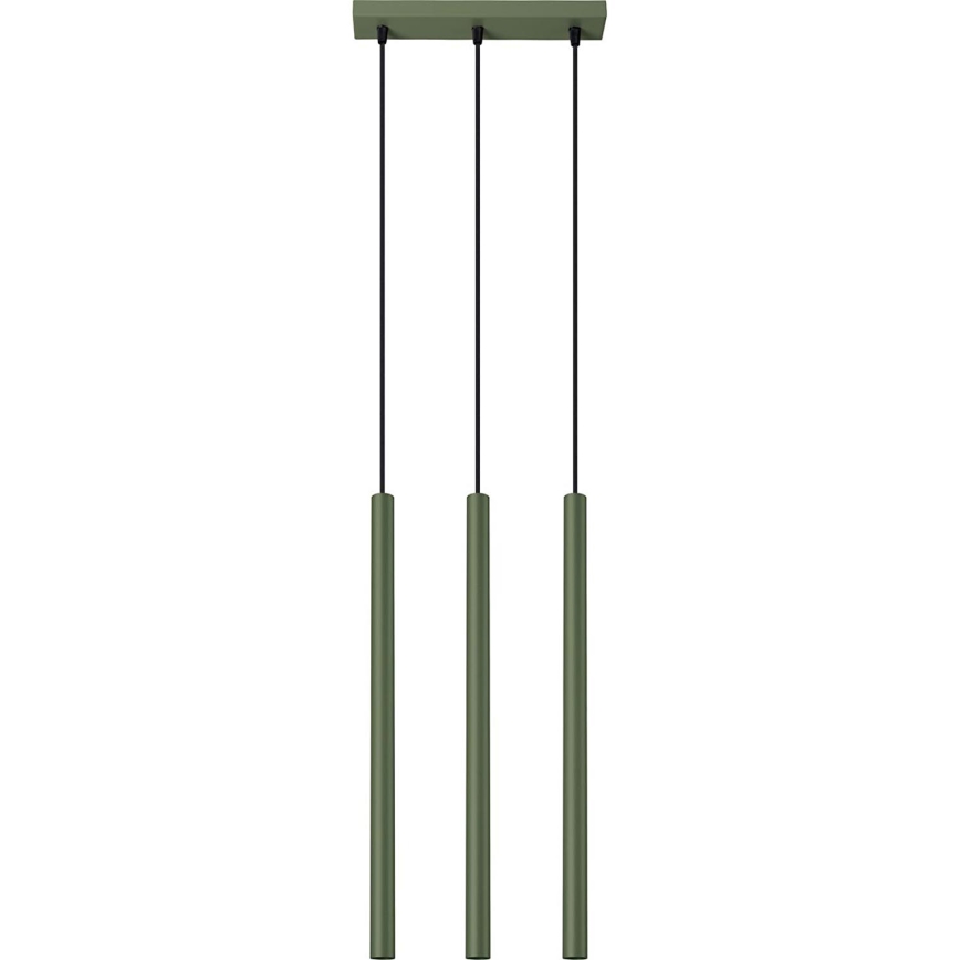 Luster na sajli PASTELO 3xG9/8W/230V zelena
