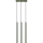 Luster na sajli PASTELO 3xG9/8W/230V zelena