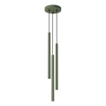 Luster na sajli PASTELO 3xG9/8W/230V zelena