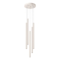 Luster na sajli PASTELO 5xG9/8W/230V krem