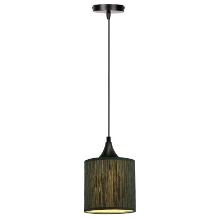 Luster na sajli PATTI 1xE27/60W/230V pr. 15 cm zelena