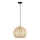 Luster na sajli PELO 1xE27/40W/230V pr. 30 cm ratan