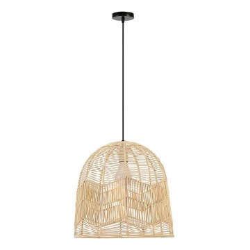 Luster na sajli PELO 1xE27/40W/230V pr. 50 cm ratan