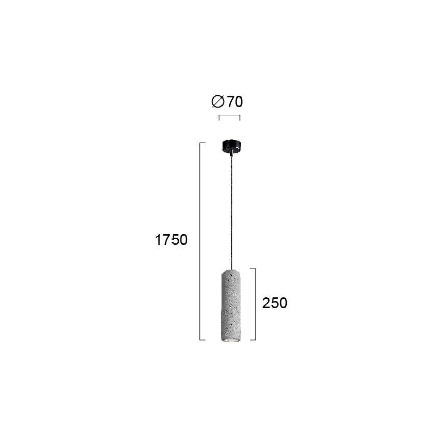 Luster na sajli PHENIX 1xGU10/25W/230V