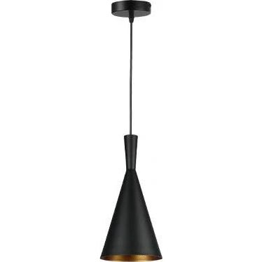 Luster na sajli PINIO 1xE27/60W/230V pr. 19 cm crna