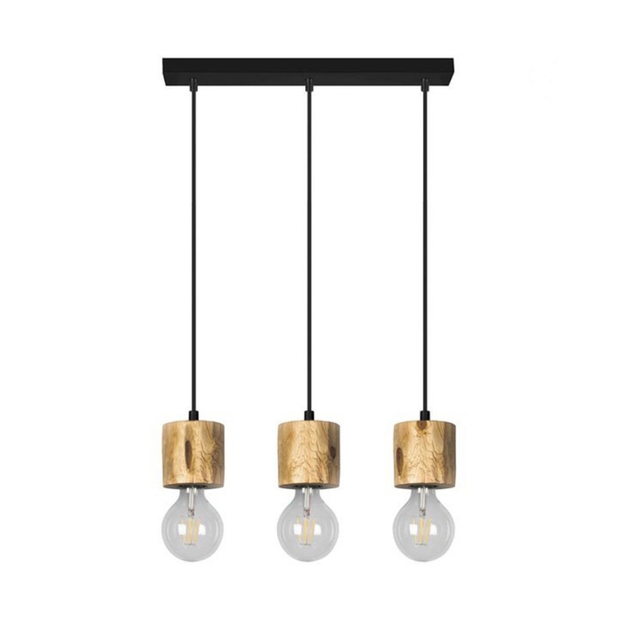 Luster na sajli PINO 3xE27/60W/230V bor