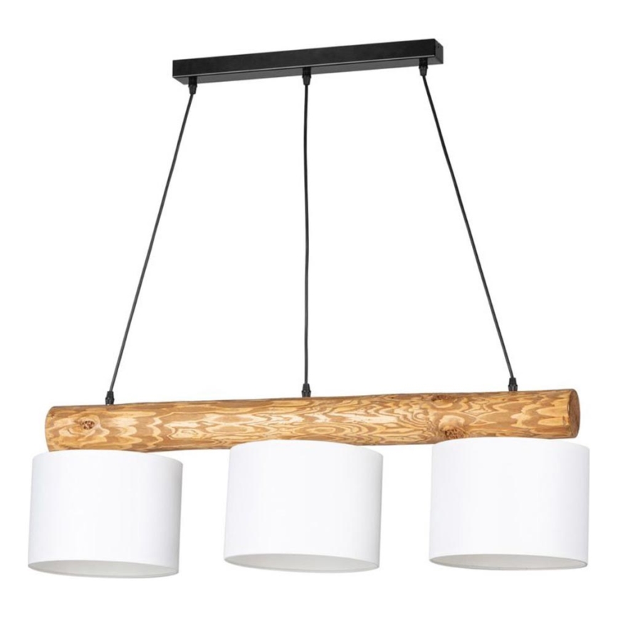 Luster na sajli PINO MIX 3xE27/40W/230V bor