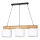 Luster na sajli PINO MIX 3xE27/40W/230V bor